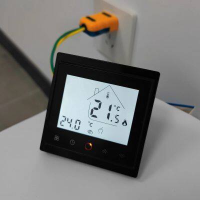Moderner Design, intelligentes Touchscreen, einstellbare Temperaturregelung, intelligentes Thermostat für Fußbodenheizung photo-2