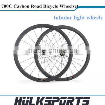 race bike carbon wheelset 38mm Tubular Road bike Wheels 700C Full Carbon fiber Bicycle Wheelset