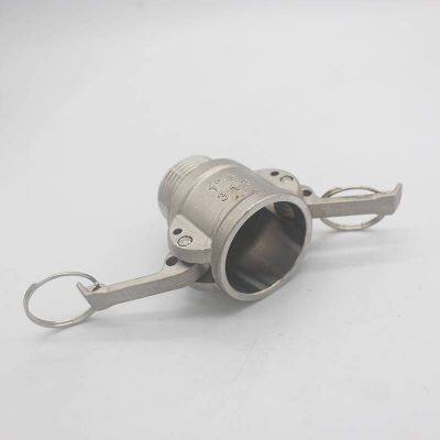 Stainless Steel Quick Connector Type b, Cast for Engineering Vehicles and Tank Trucks, Quick Installation and Connection Ferrule Threaded Connector for Pipelines photo-2