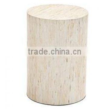 High quality best selling 20" Round Mother of Pearl Mosaic Stool from Vietnam