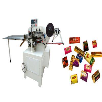 Square Shape Chocolate Fold Wrapping Machine With Best Factory Price