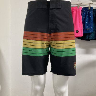 Striped Man Board Shorts