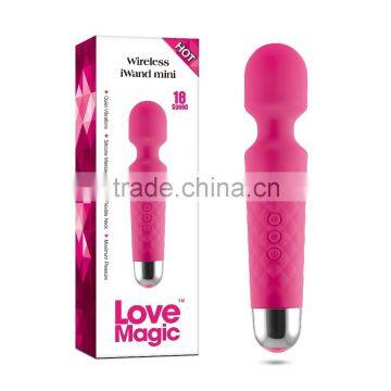 sex toys silicone strong vibrating wand massager rechargeable for lady adult toys for women