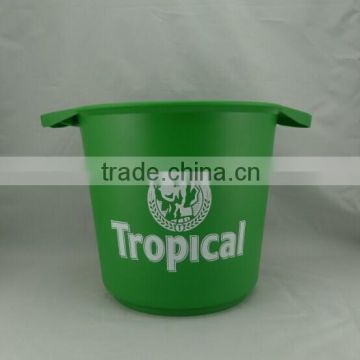 CCBB-P203 2014 Best Promotion 5L plastic pp beer ice bucket handle with opener