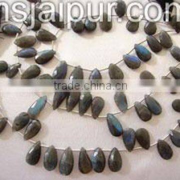 Wholesale Fine Quality Labradorite Far Faceted Pear Beads