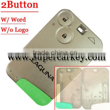 2 Button Remote Card Shell For Laguna (With Words No Logo)