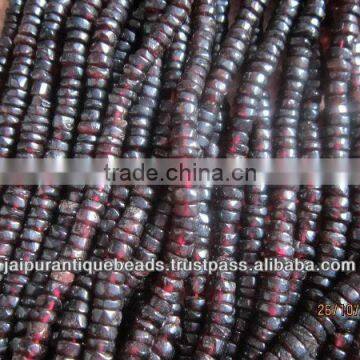 GARNET TYRE BEADS GEMSTONE