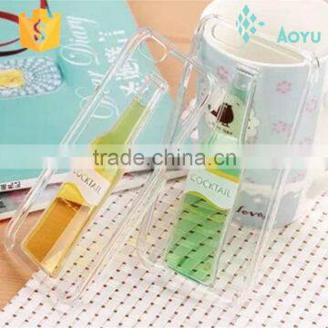 New factory price phone case with liquid for iphone6