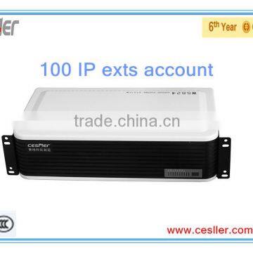 Cesller IP PBX with 4 FXO+88 FXS ports,100 users