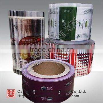 Food packaging plastic roll film, printed wrap plastic roll