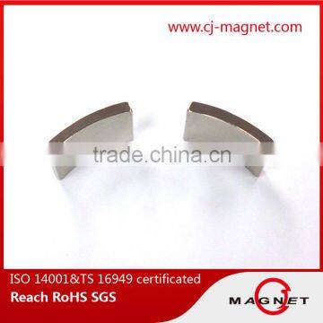 thick arc neodymium magnet with high power and high HCJ