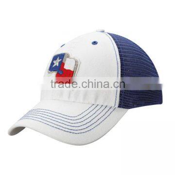 Hot Selling Wholesale 100% Cotton Trucker Hats Curved Brim Flat Embroidery Logo Flexfit Mesh Caps photo-3