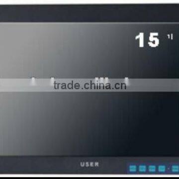 15 inch rack mounted industrial lcd monitor