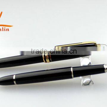 Diamond Head Black Metal Ball Pen Roller Pen for Promotional Stationary photo-3