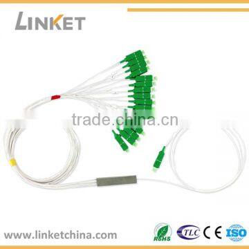 1*16 Optical PLC Splitter Steel Tube