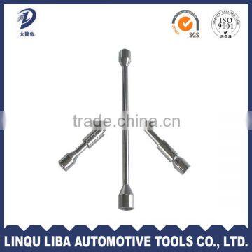 High Quality China Factory Manufacturer Carbon Steel Folding Cross Rim Wrench For Cars