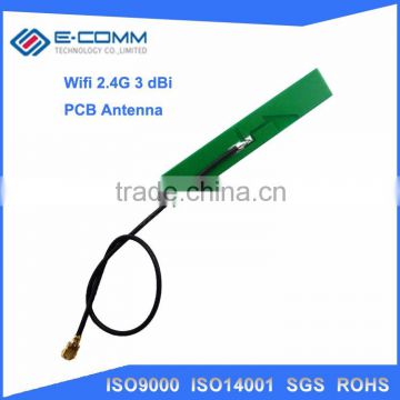 IPEX 2.4G WIFI PCB Antenna U.FL 2.4GHz Internal WIFI Antenna 1.13mm(D) Cable Built in WIFI Antenna