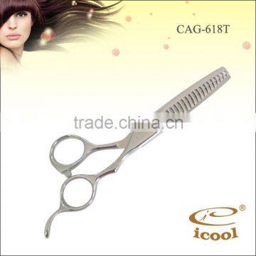 ICOOL CAG-618T hair thinning scissors with straight teeth