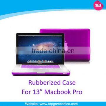 New Colorful Rubberized Hard Plastic Case for Macbook pro 13 inch