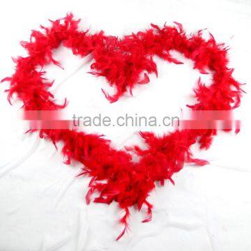 Cheap feather boa bulk , turkey feather boa for carnival costumes decoration