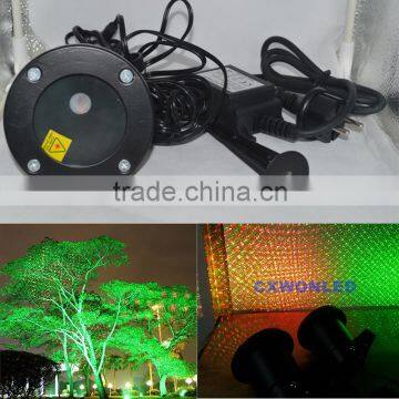 220v Holiday lamps Red green blue tree decoration led garden laser light outdoor