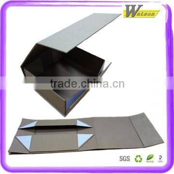 High quality kraft paper cardboard magnetic flip box made by guangdong factory