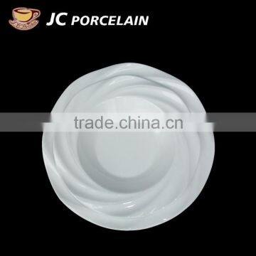 round tableware food warming/divider/serving plate