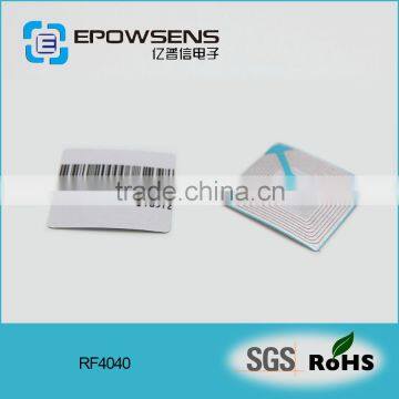 EAS security barcode 8.2mhz rf labels