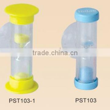 plastic sand timer, plastic hourglass, shower sand watch