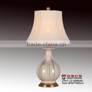 glaze finishing ceramic modern vase lamp