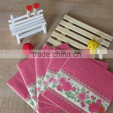 China factory folding napkins for restaurants paper with cheapest price