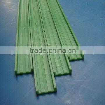 CNC Machined Plastic Chain Guide Track Roller Plastic Nylon Uhmw-pe Linear Guide Rail photo-3