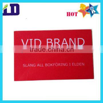 pvc red rectangle door plate magnet