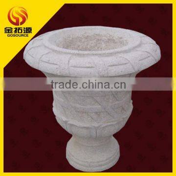 western design granite garden planter pot