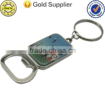 zinc alloy wholesale souvenir bottle opener keychain