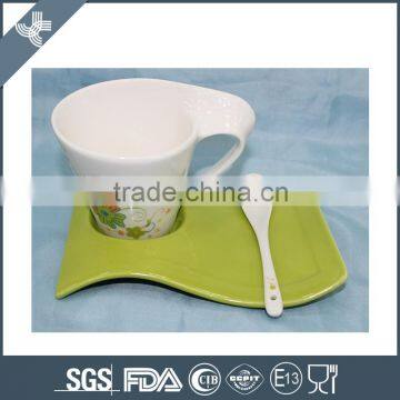 Wholesale hot sell white fine cheap 220CC CUP SETS