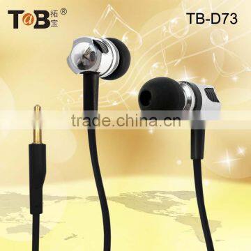 2015 New product cheap goods from China cool flat cable metal earphone for phone/ipod/mp3/mp4/laptop