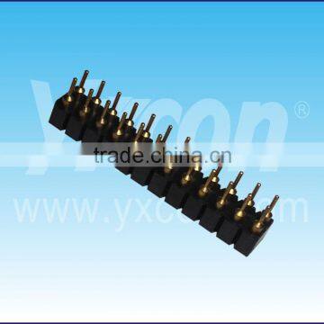 Dongguan Yxcon 2.54mm pitch single layer dual row straight high quality round female header connector