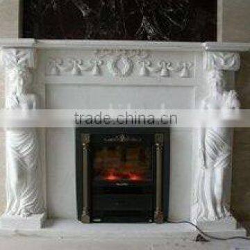 Newest and competitive Marble Fireplace Stone fireplace (HF-016)