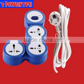 rotatable extension sockets with earthing