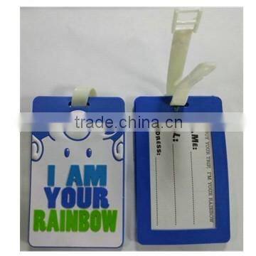 PVC Lugguage Tag can be customized and printed with your logo