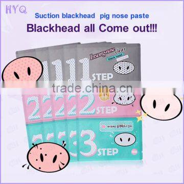 3 Step Remove Acne Spots Clean Blackhead Pig Nasal Stick Nose Mask