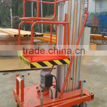 Single Mast Electric Portable Telescopic Man Lift