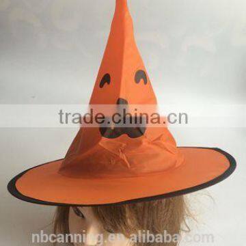 crazy pumpkin carnival and halloween witch hat