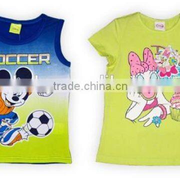 Latest Mickey Embroider Design Cotton Baby Wears Baby Fashion