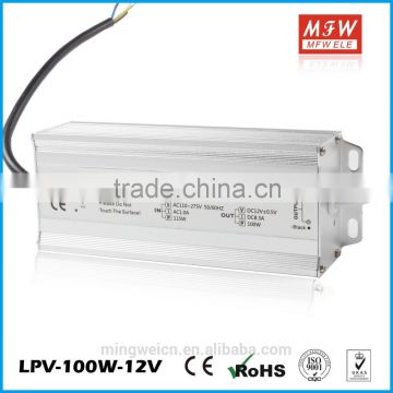 IP67 constant voltage waterproof power supply led driver 12v 100w