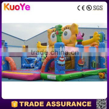 factory price spongbob theme inflatable fun city,inflatable amusement park for sale