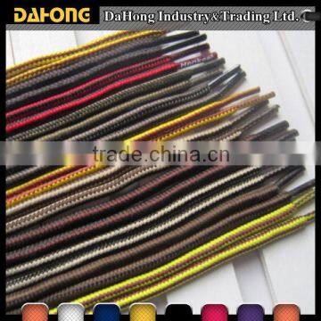 multicolored durable round rope oem shoelace