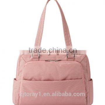 Lady fashion multifunction laptop trolley bag