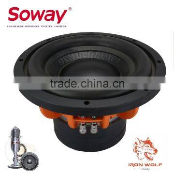 Soway SW10-08OR triple magnet powerful subwoofer speaker, competition car subwoofers